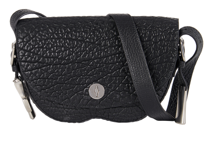 Chess Shoulder Bag, &pound;510, Handbags, Black, Leather, Front view